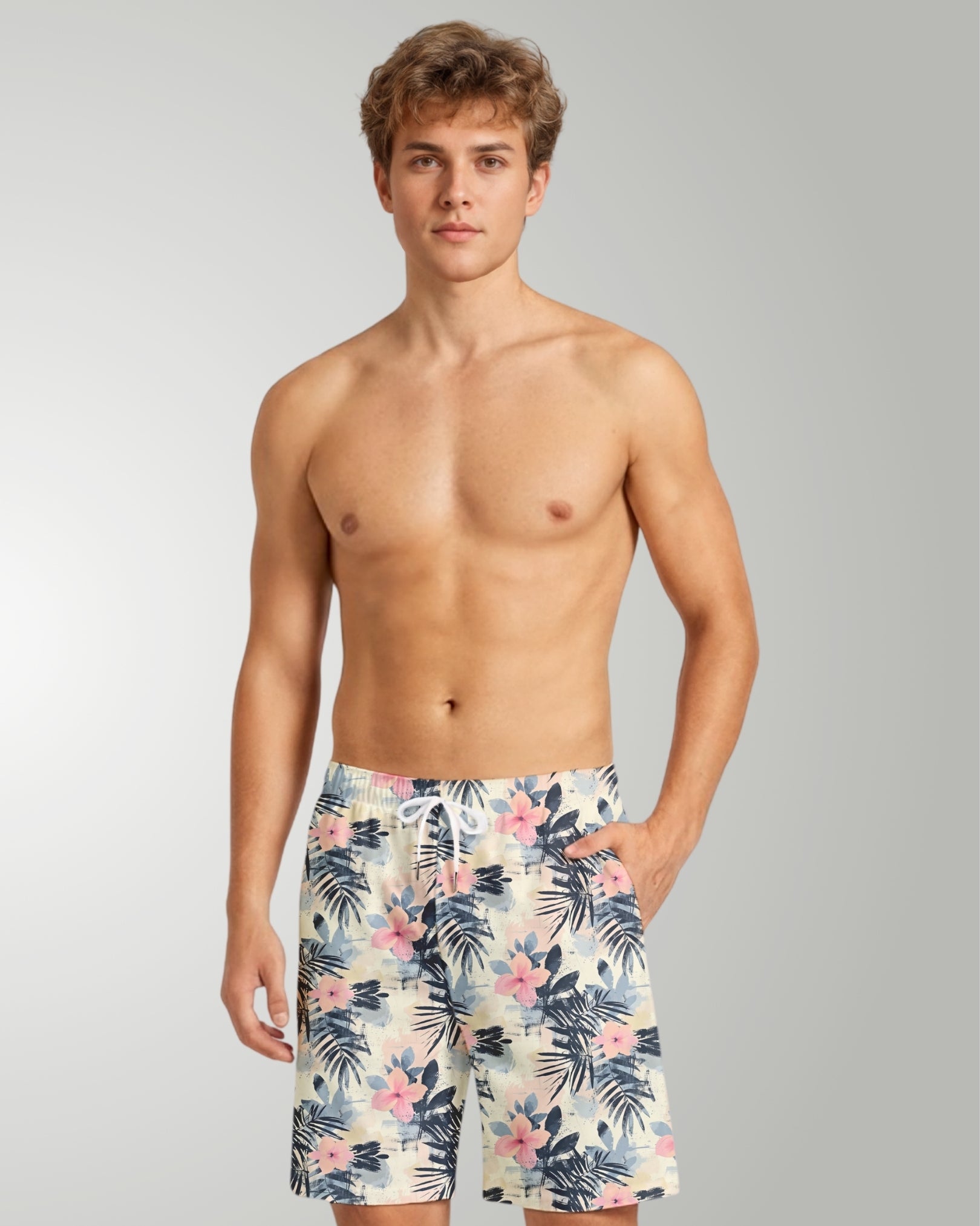 Mens Beach Shorts - Coastal Dreams
