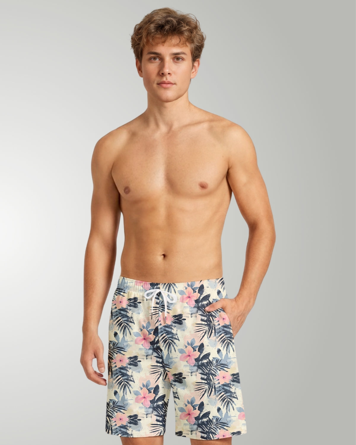 Mens Beach Shorts - Coastal Dreams