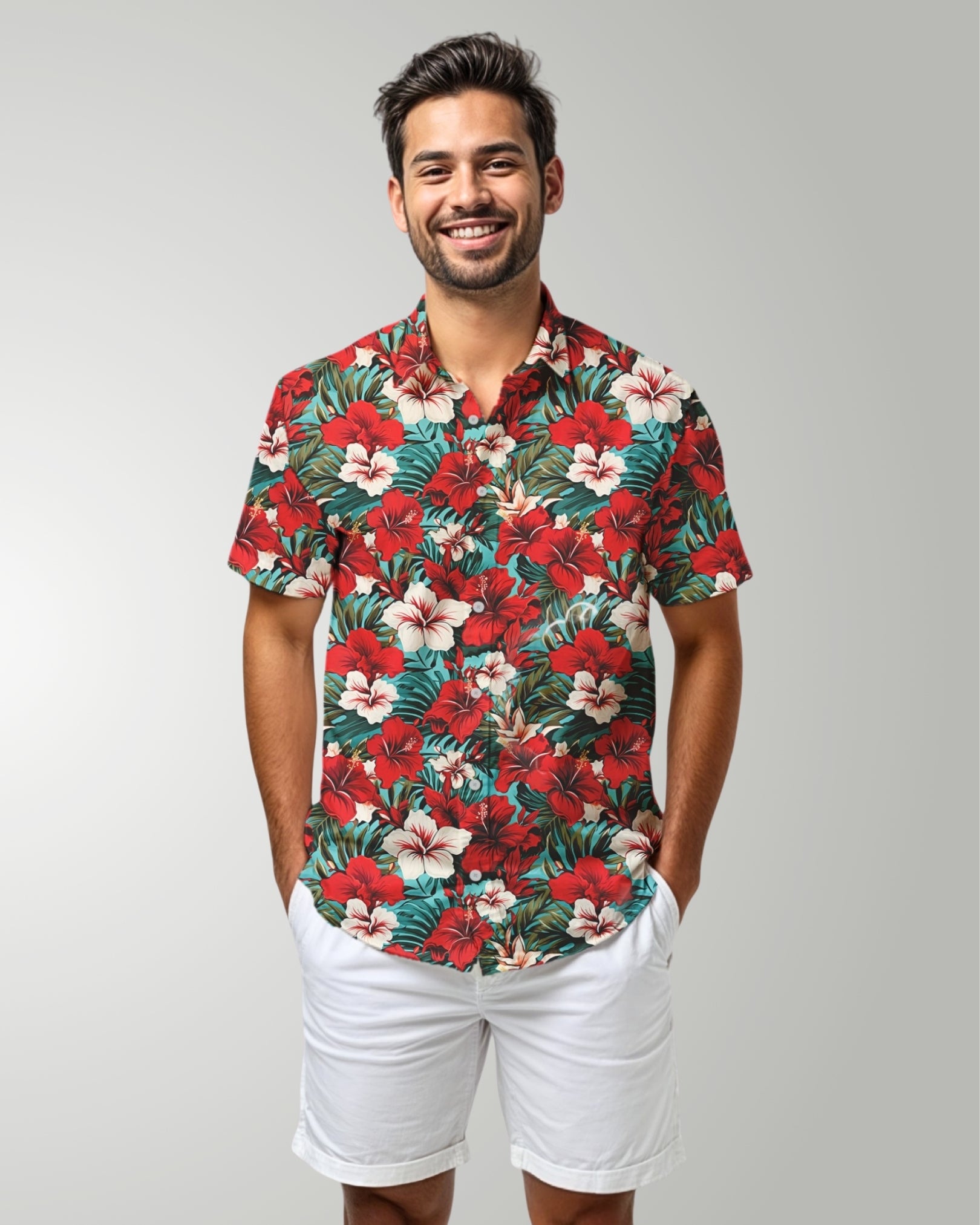Mens Hawaiian Shirt - Aloha Vibes