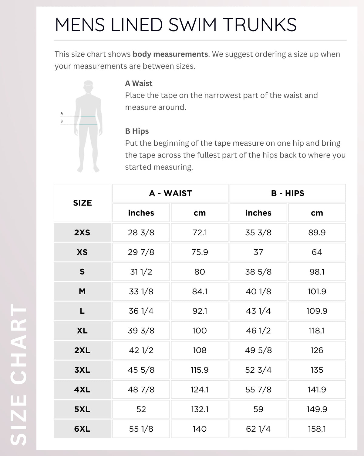 Mens Swim Trunks - PATTERN NAME