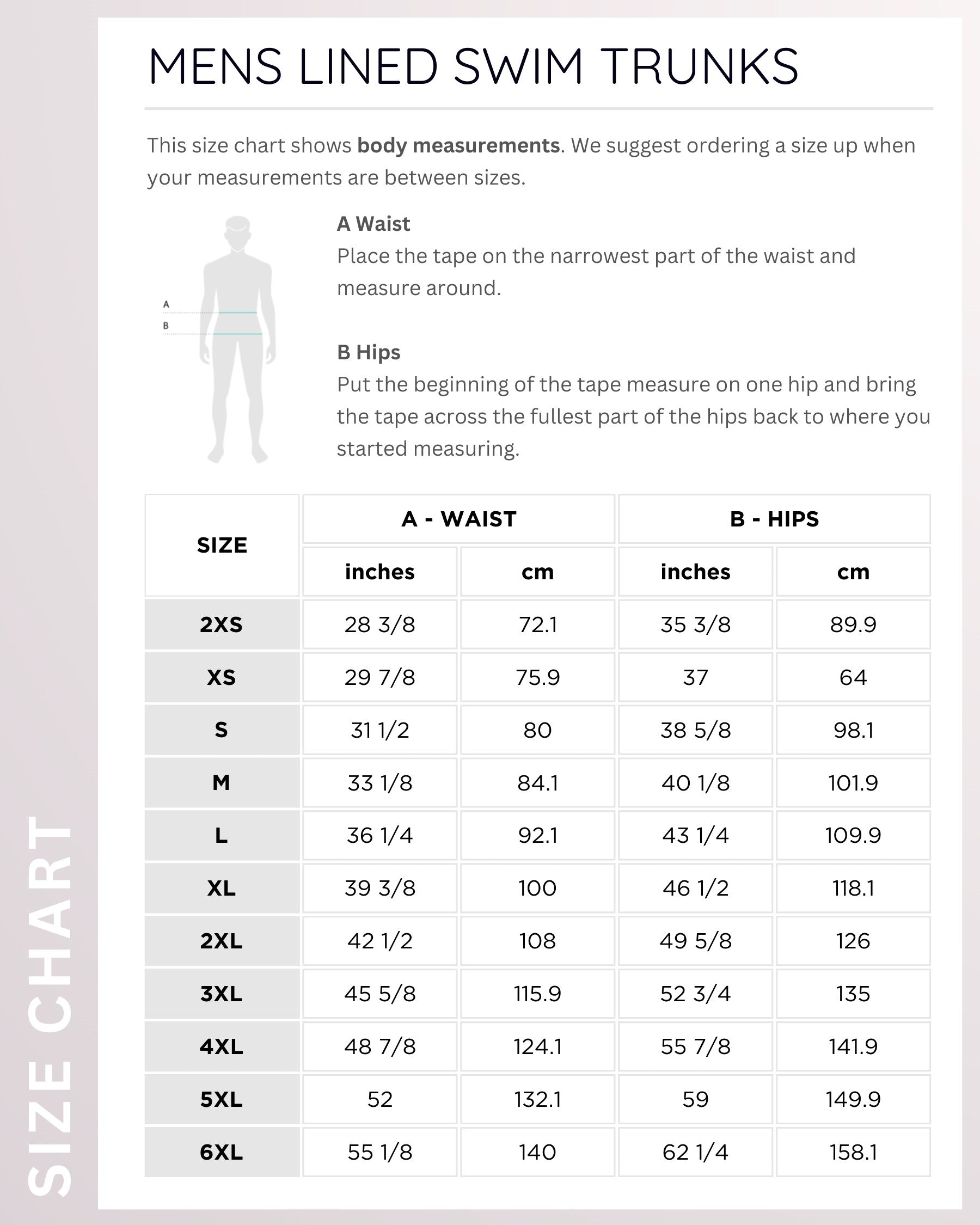 Mens Swim Trunks - PATTERN NAME