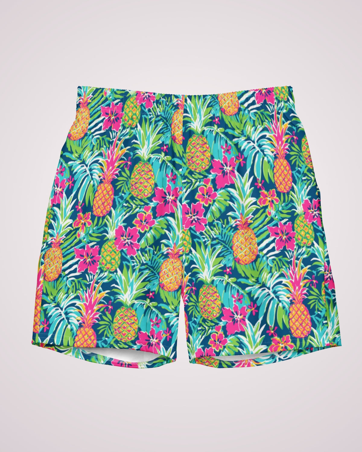 Mens Swim Trunks - Pineapples VI