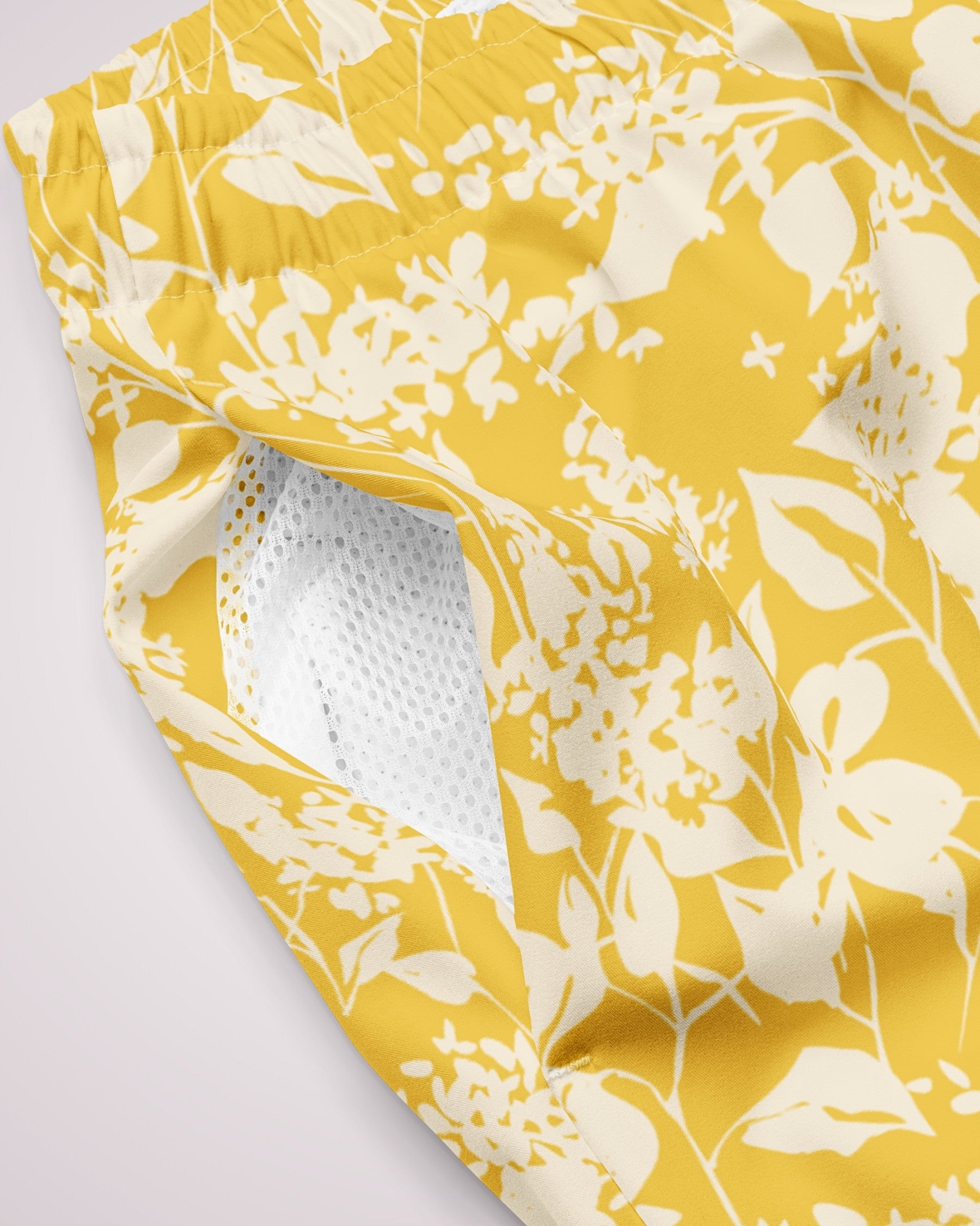 Mens Swim Trunks - Tropical Floral IV
