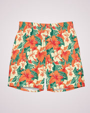 Mens Swim Trunks - Tropical Hawaiian II