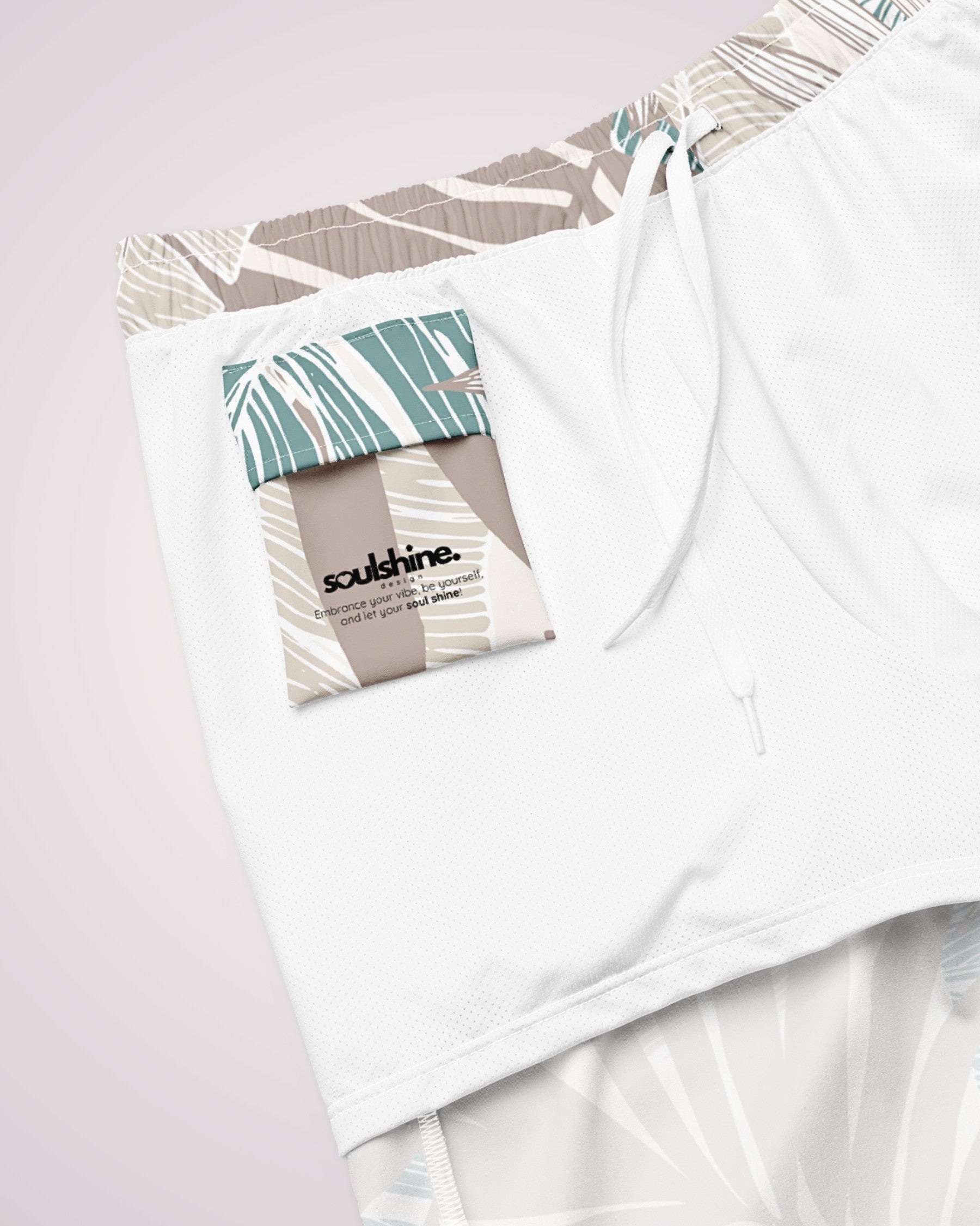Mens Swim Trunks - Tropical Palms II