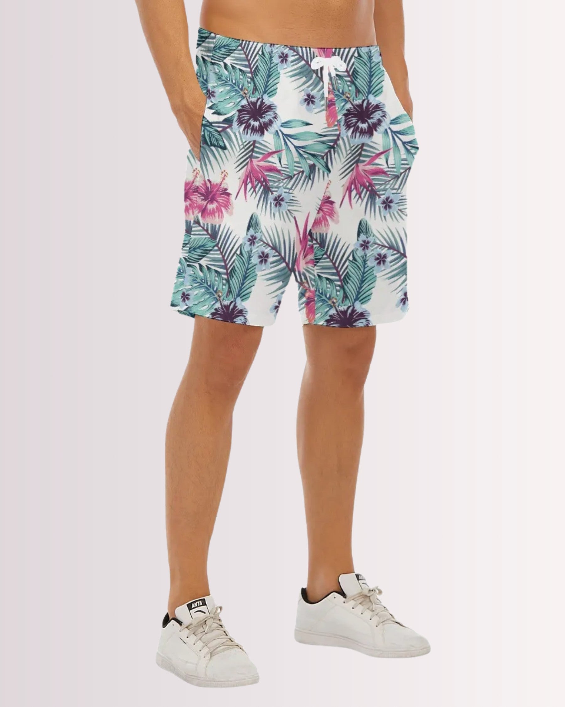 Mens Beach Shorts - Tropical V