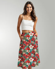 Midi Skirt - Aloha Vibes