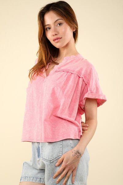 Nochted Short Sleeve Washed T-Shirt