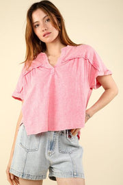 Nochted Short Sleeve Washed T-Shirt
