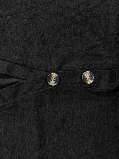 Notched Long Sleeve T-Shirt