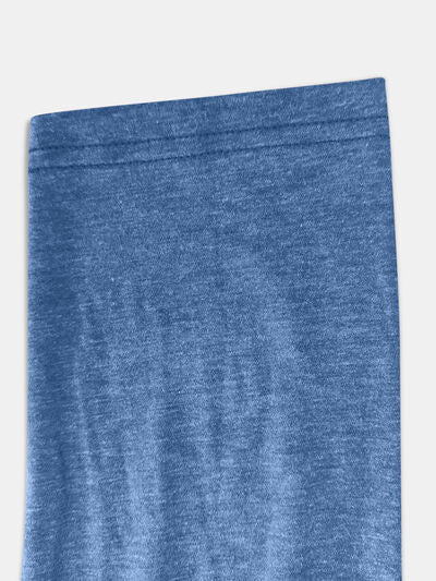 Notched Long Sleeve T-Shirt