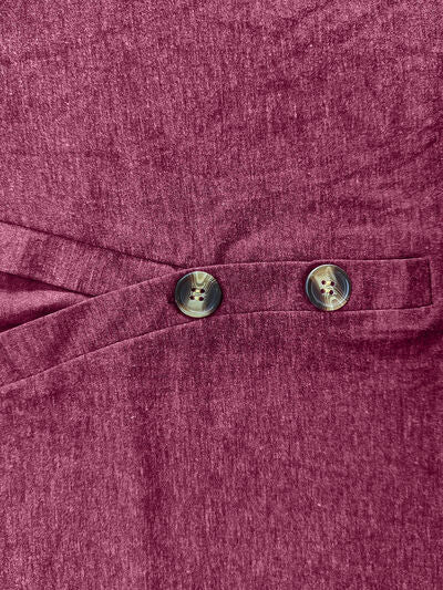 Notched Long Sleeve T-Shirt