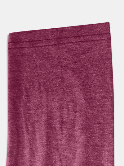 Notched Long Sleeve T-Shirt