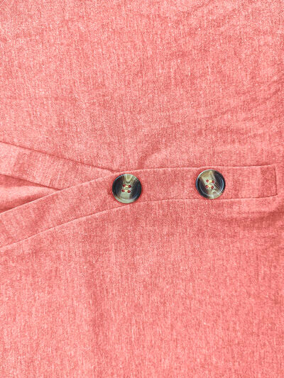 Notched Long Sleeve T-Shirt