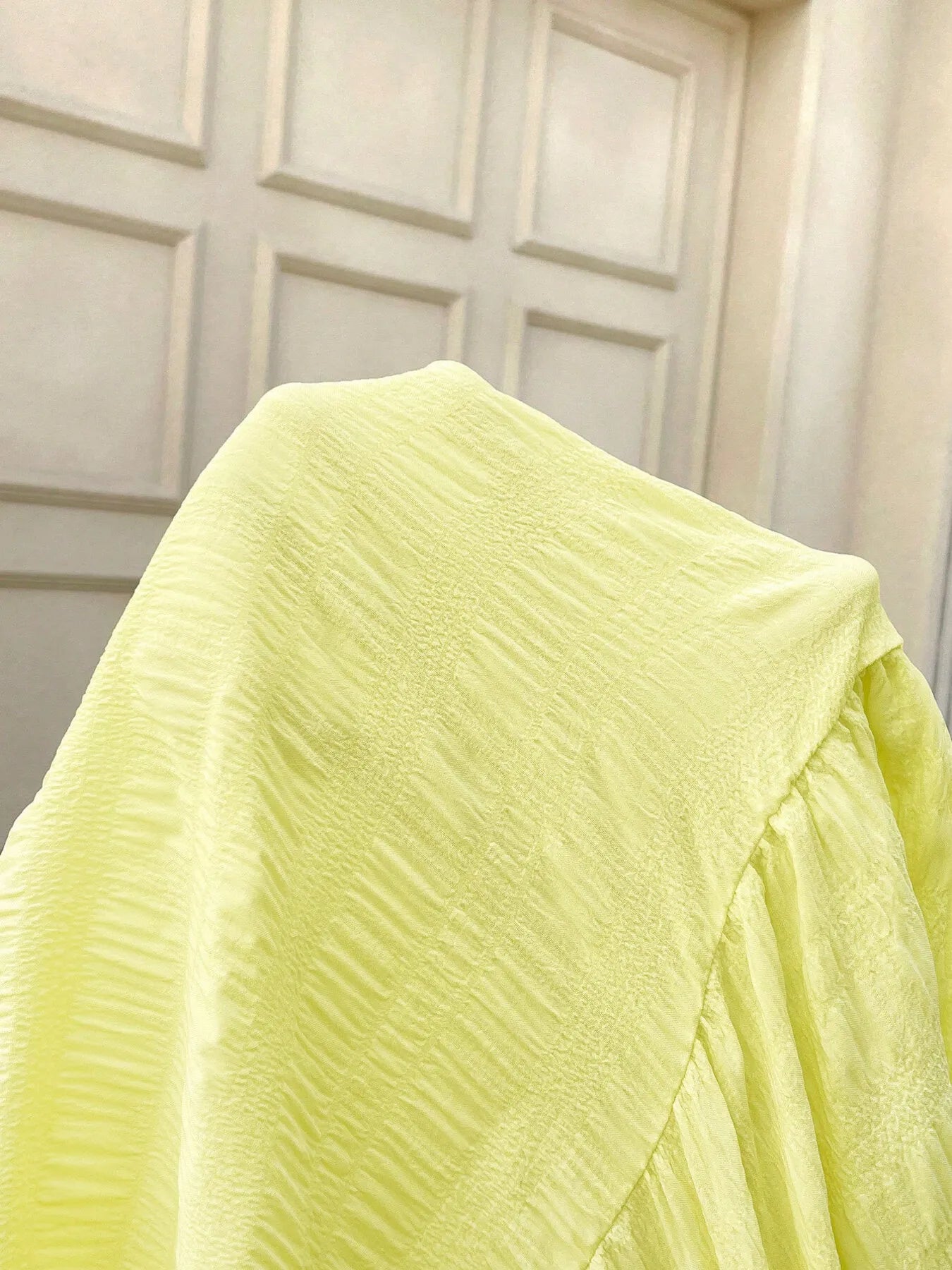 Off-Shoulder Ruffle Hem Summer Dress.