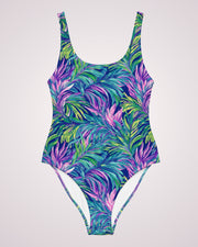One-piece Swimsuit - Tropical Palms IV