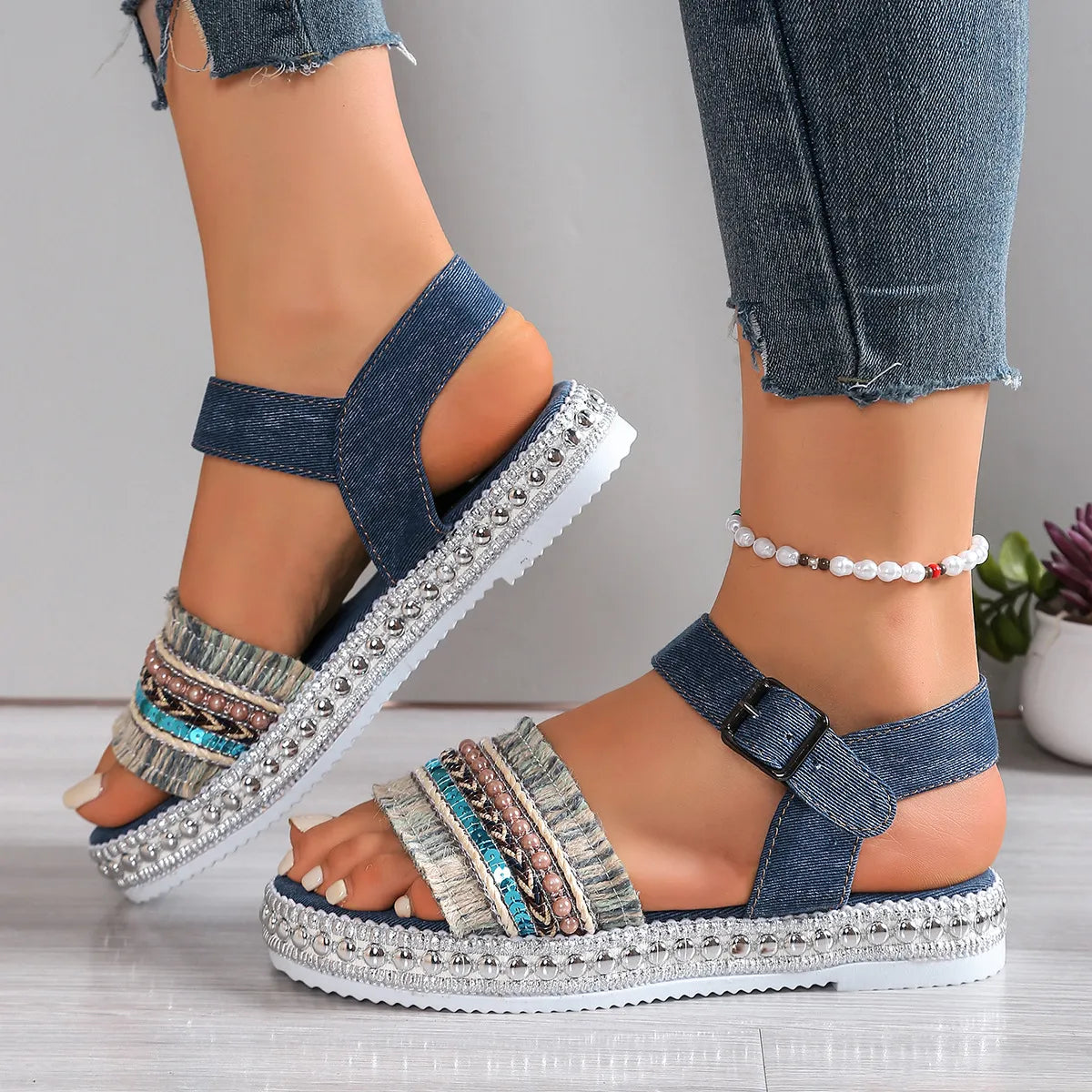 Open Toe Platform Sandals