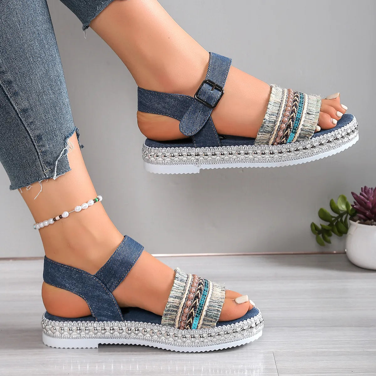 Open Toe Platform Sandals
