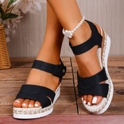 Open Toe Wedge Sandals