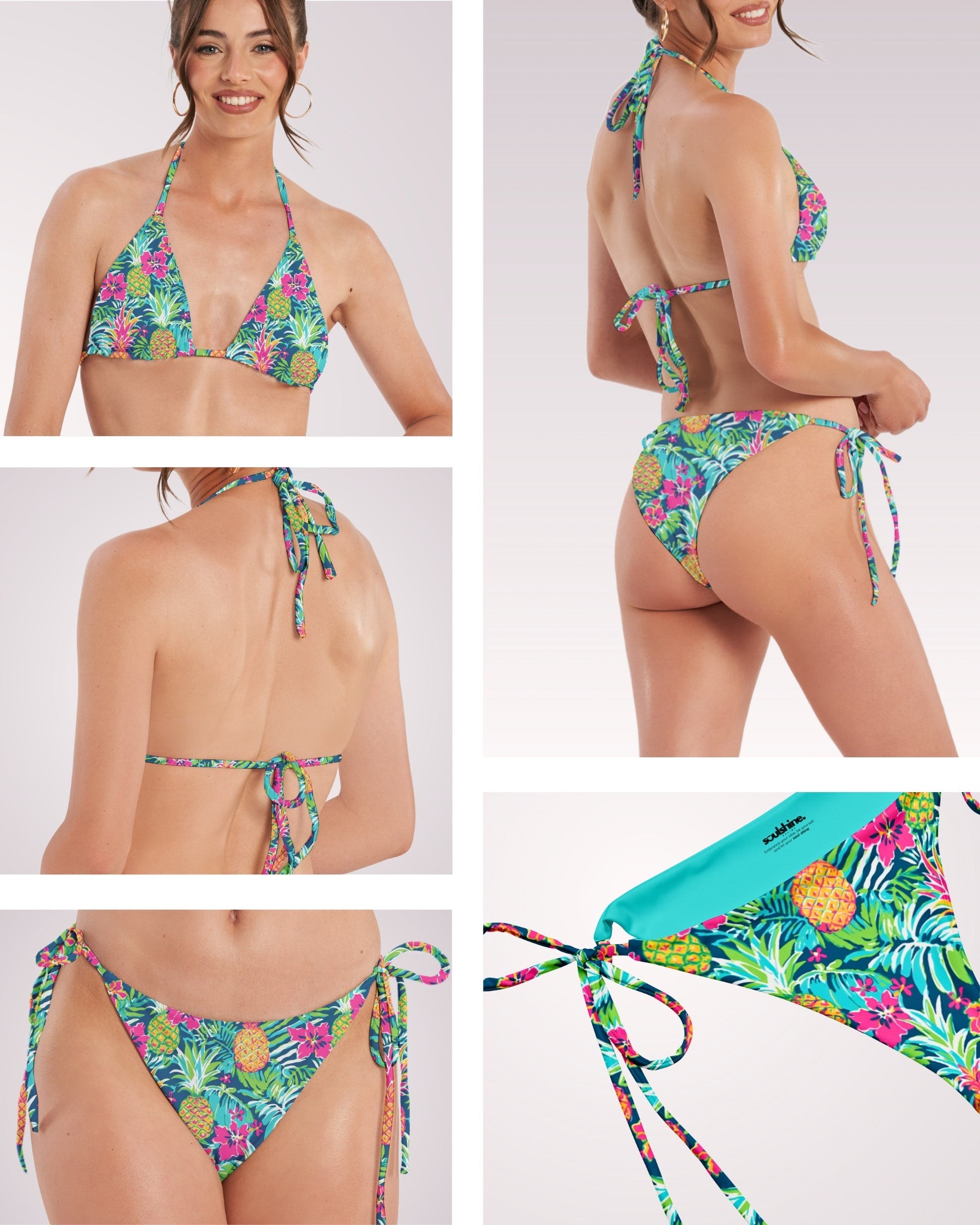 String Bikini - Pineapples VI