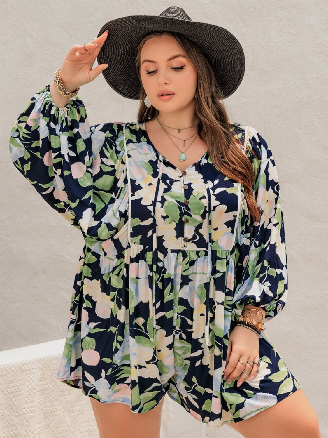 Printed Single Shoulder Sleeveless Jumpsuit.