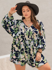 Printed Single Shoulder Sleeveless Jumpsuit.