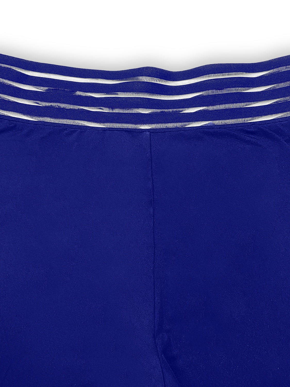 Plus size V-waistband bootcut pants, opaque.