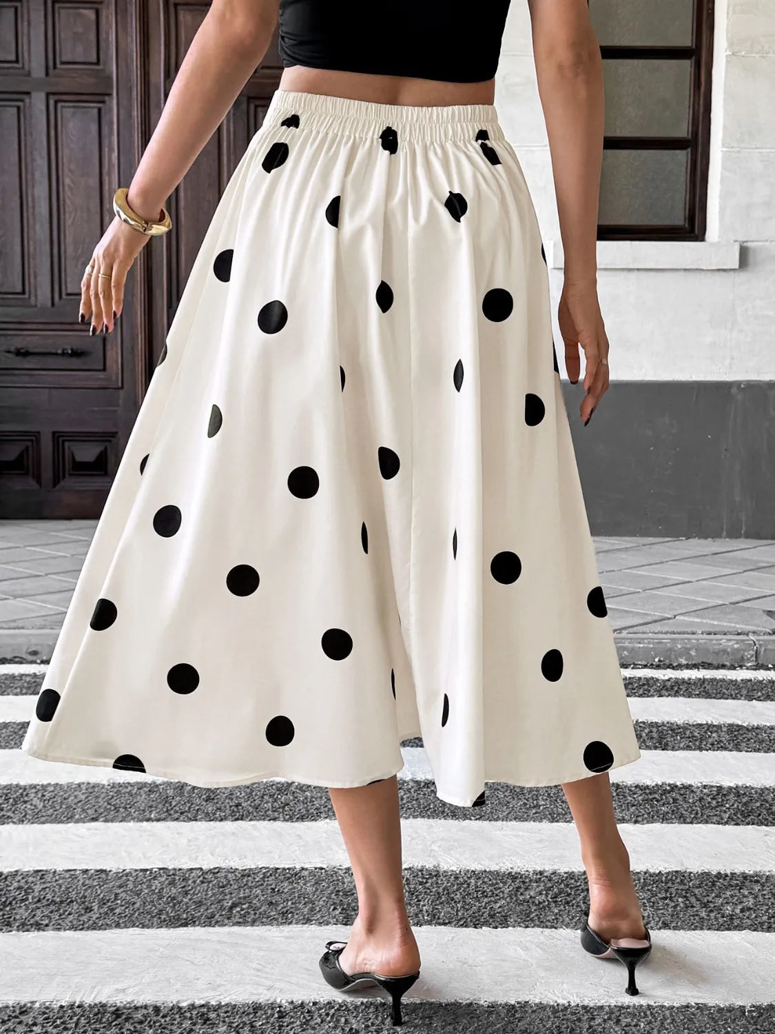 Polka Dot Skirt.