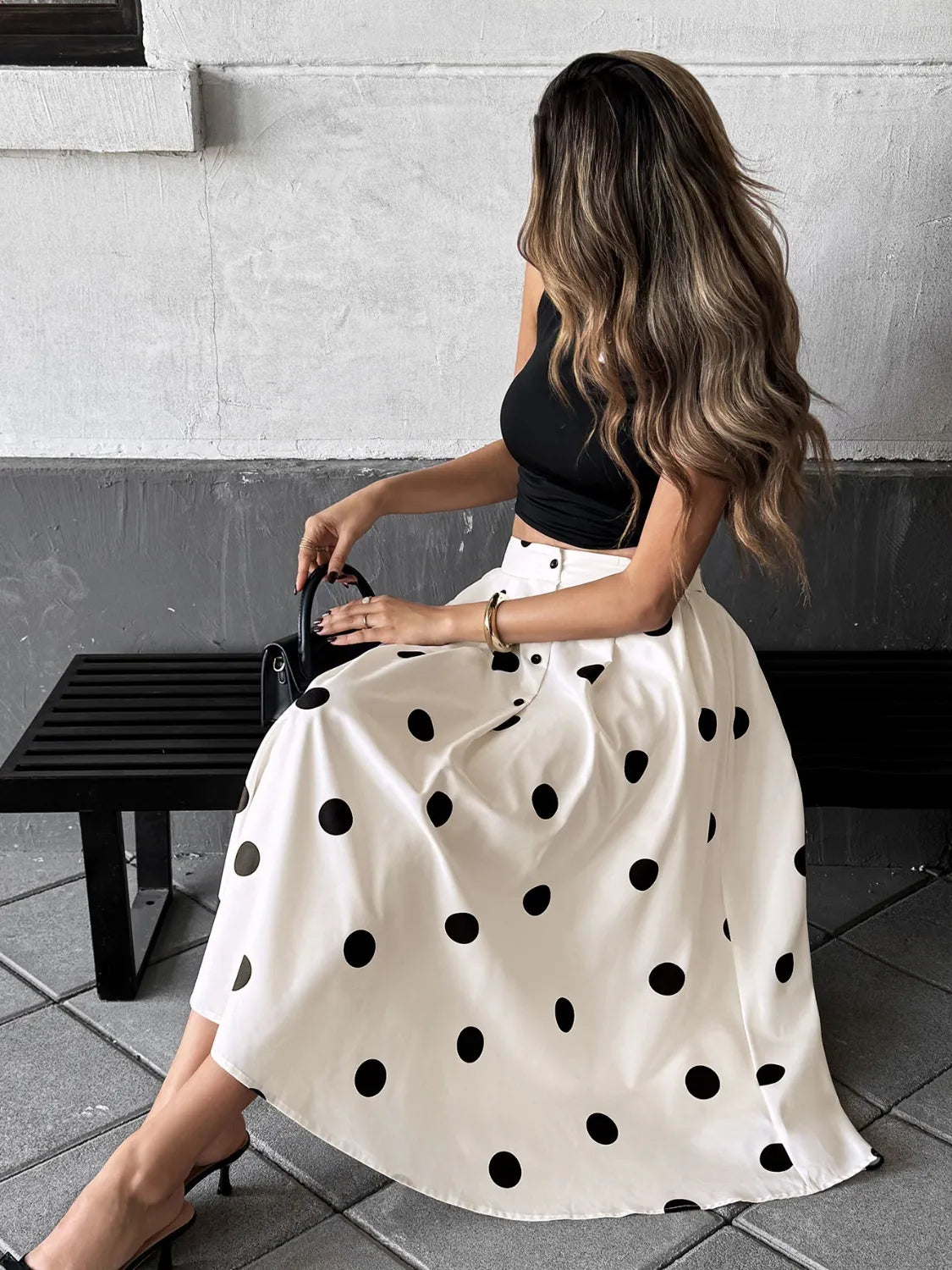 Polka Dot Skirt.