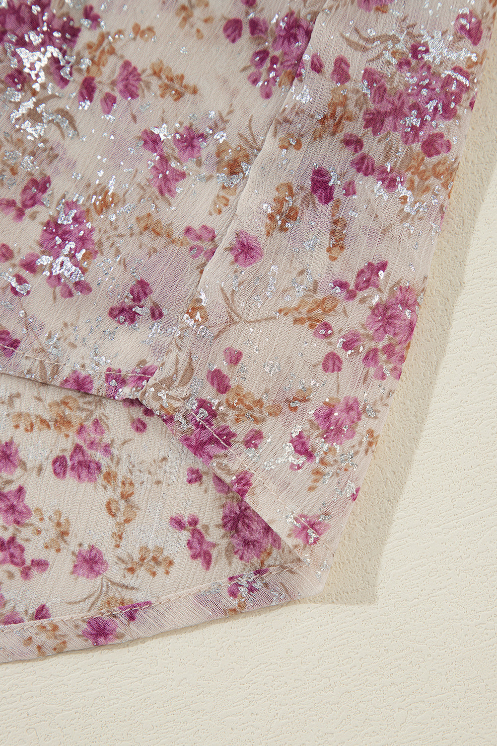 Printed Collared Neck Long Sleeve Shirt.