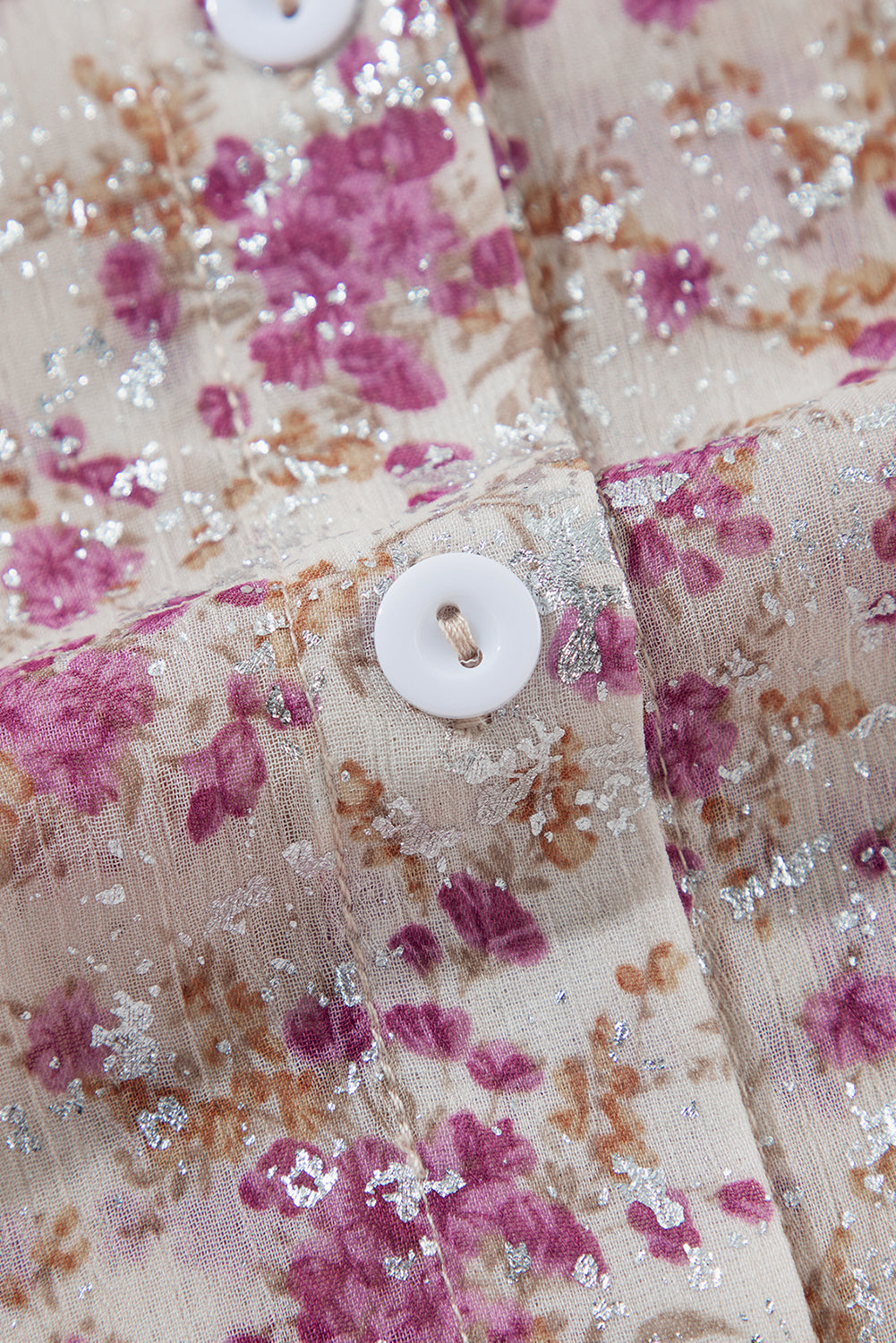 Printed Collared Neck Long Sleeve Shirt.