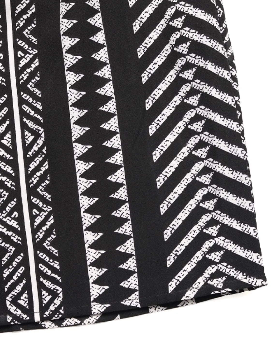 Printed High Waist Skirt.