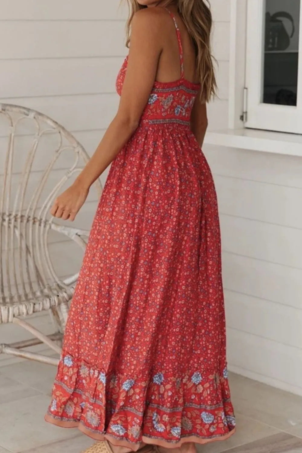 Printed Maxi Cami Dress.