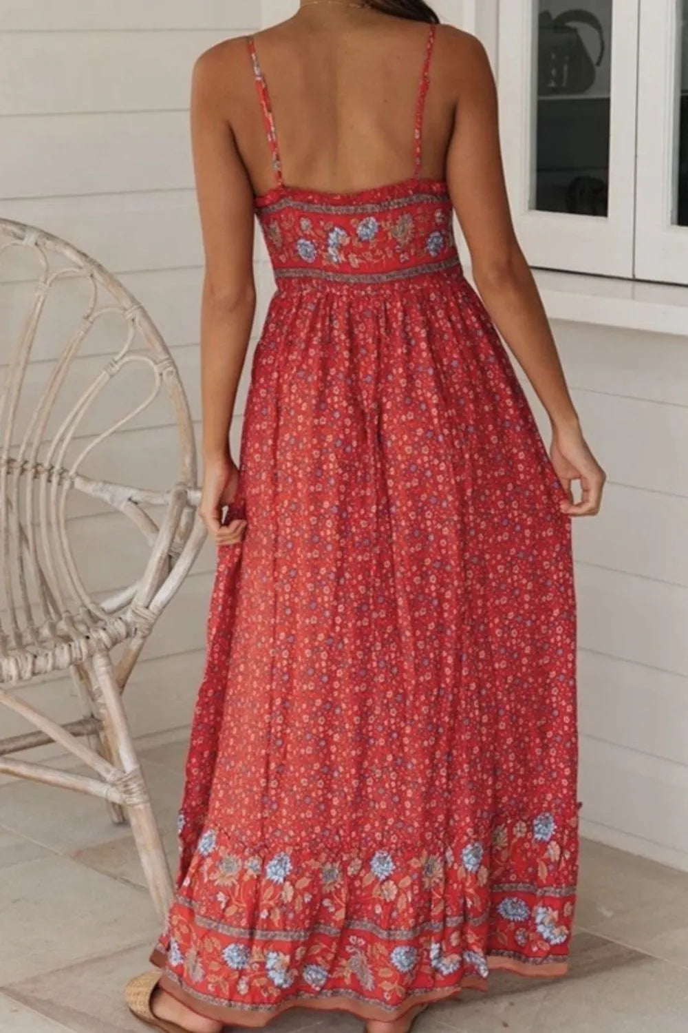 Printed Maxi Cami Dress.