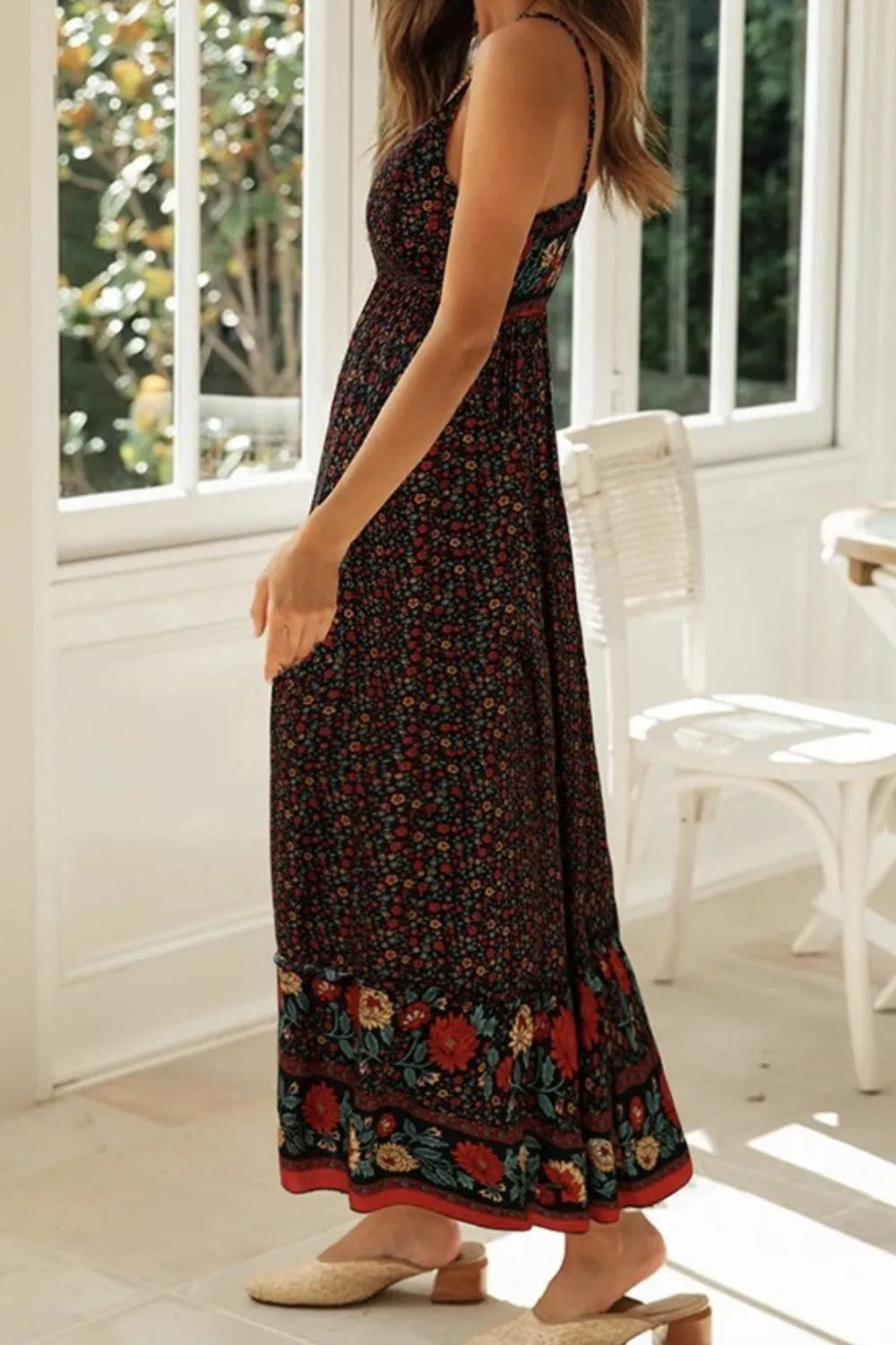 Printed Maxi Cami Dress.