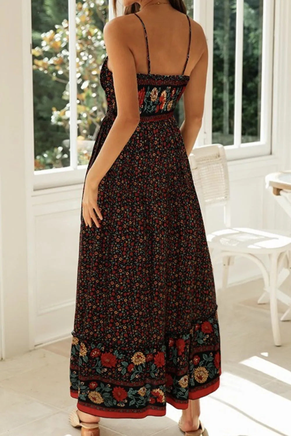 Printed Maxi Cami Dress.