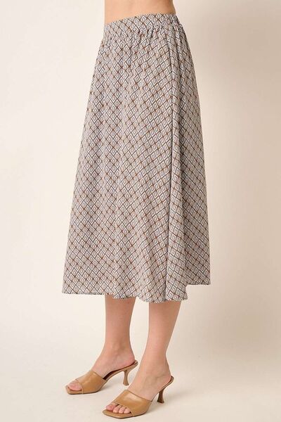 Mittoshop Printed Midi Skirt.