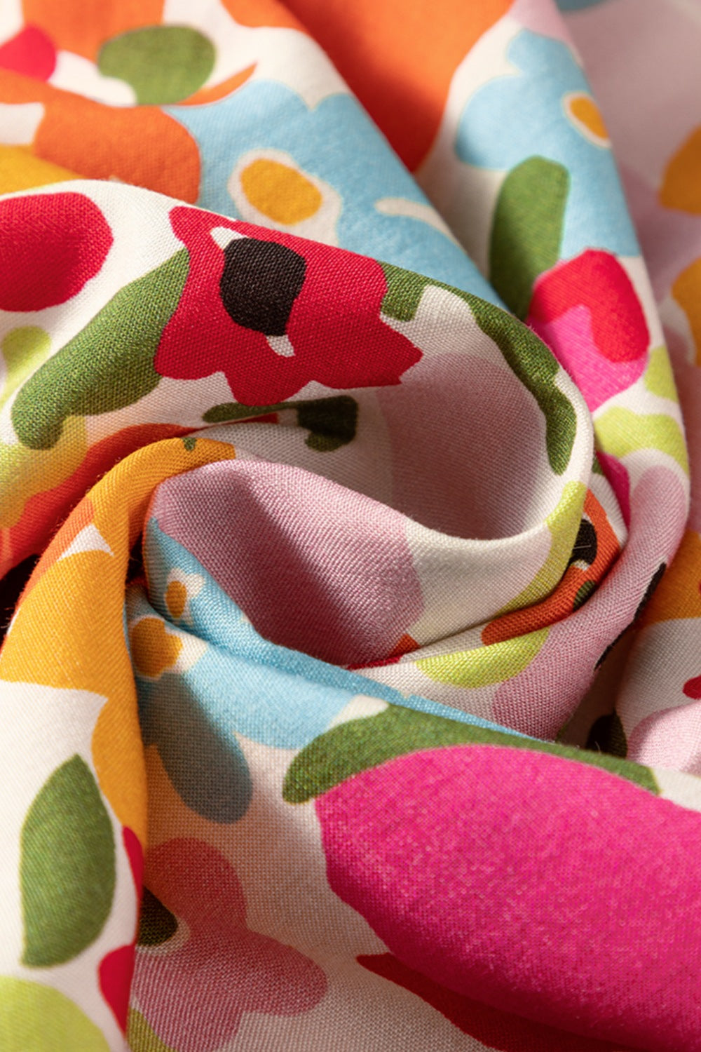 Printed Round Neck Half Sleeve Blouse.