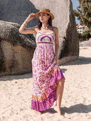 Printed Scoop Neck Cami Dress.