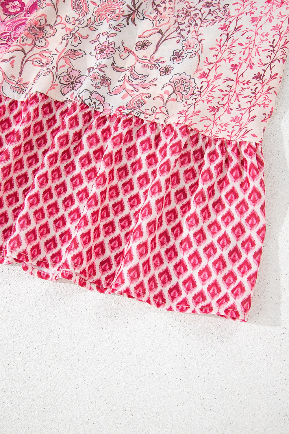 Printed Tassel Drawstring High Waist Maxi Skirt.