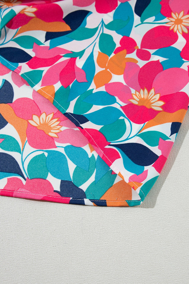 Printed V-Neck Maxi Cami Dress.