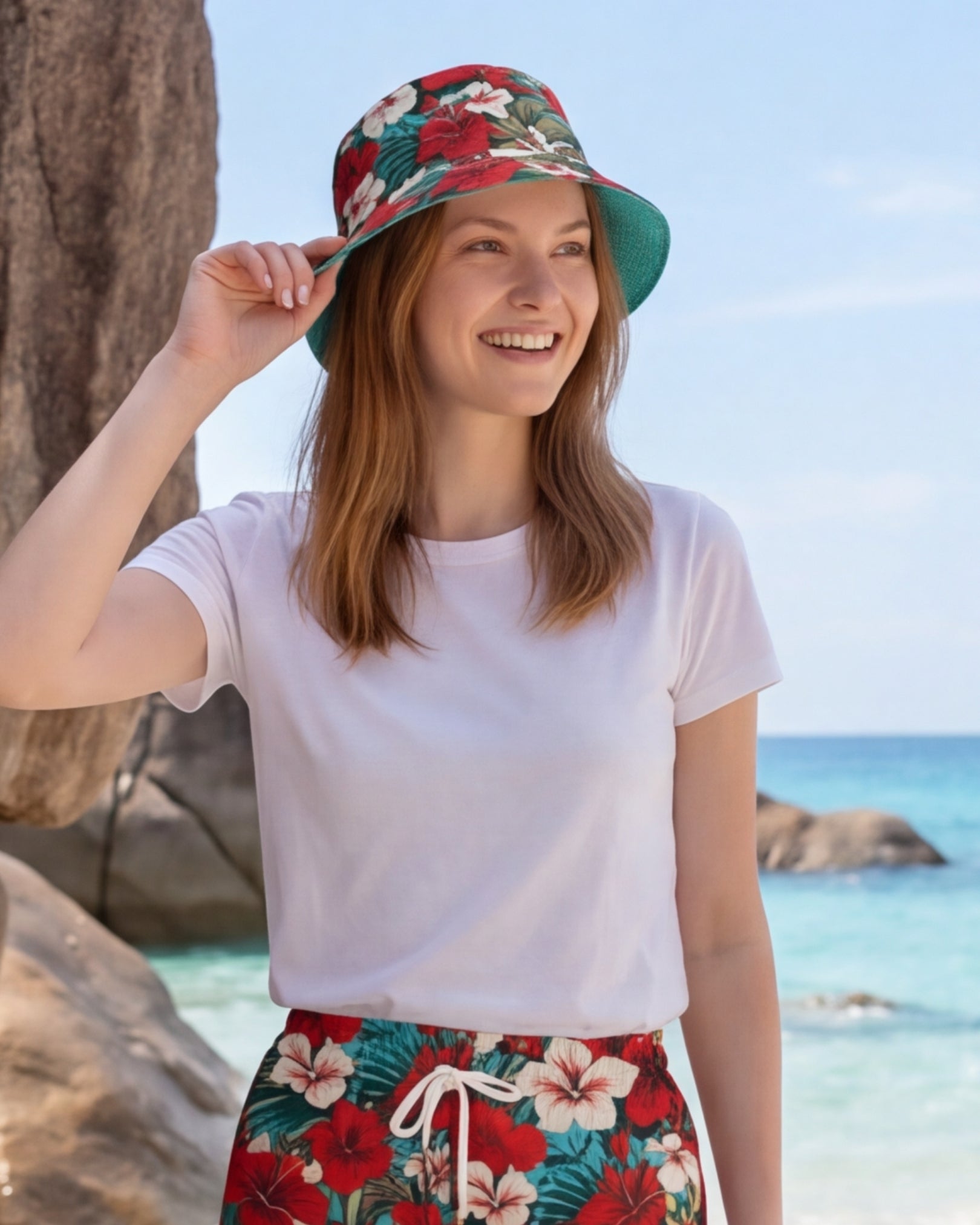 Reversible Bucket Hat - Aloha Vibes