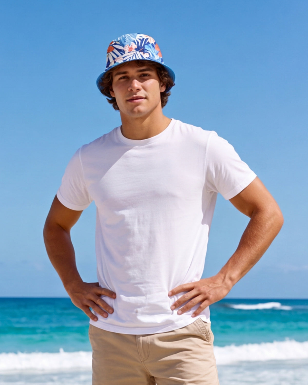 Reversible Bucket Hat - Island Oasis