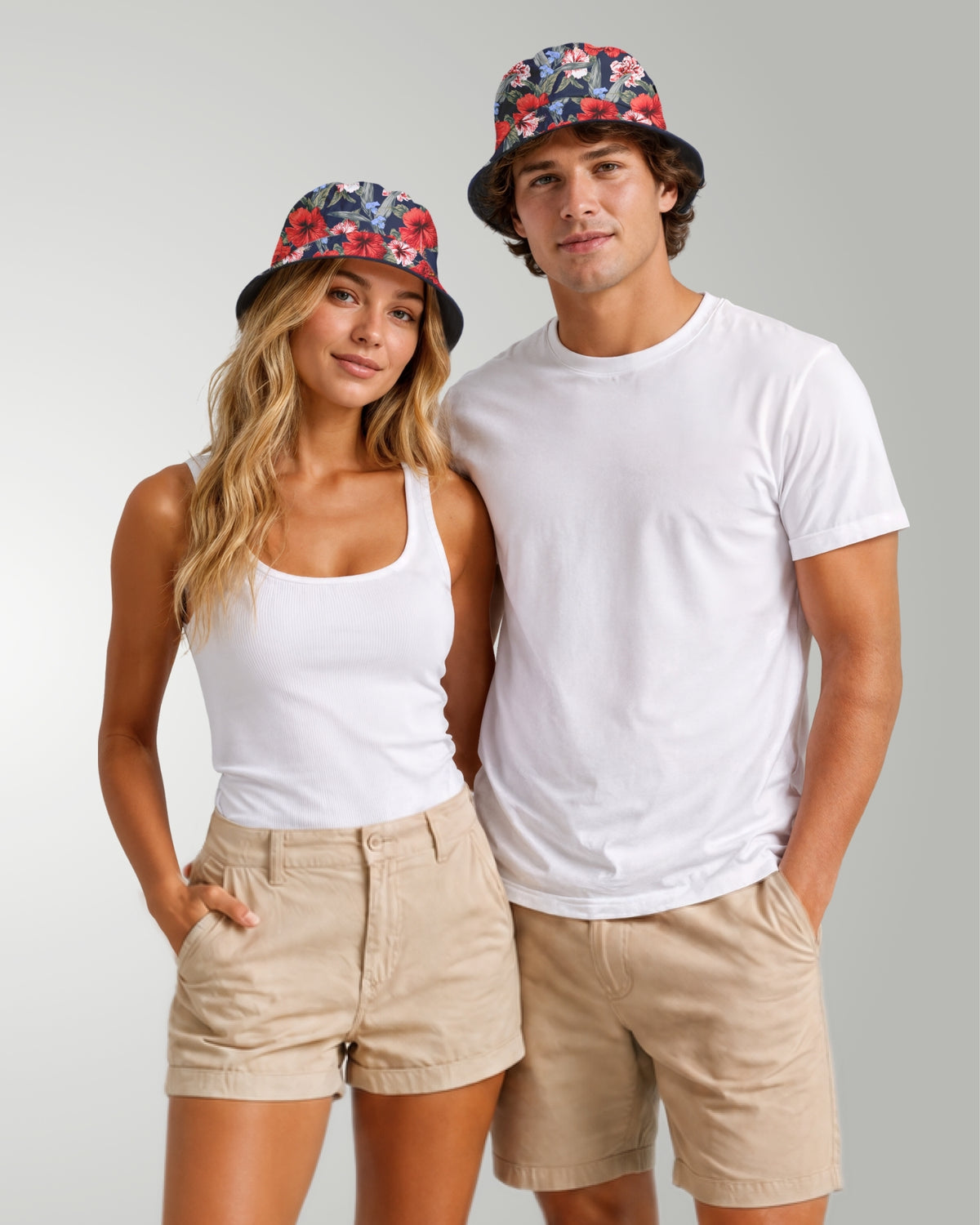 Reversible Bucket Hat - Luau Serenade