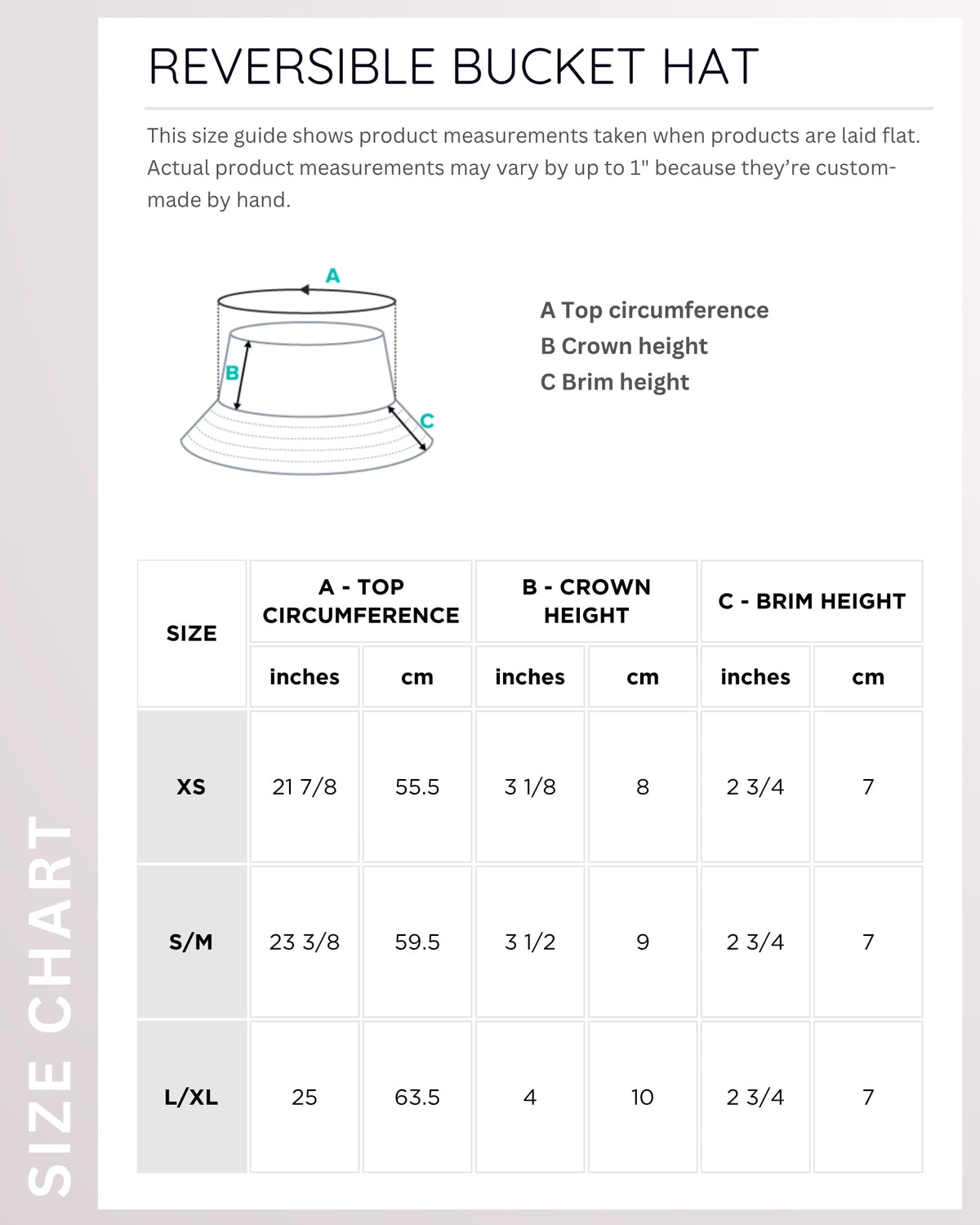 Reversible Bucket Hat - PATTERN NAME
