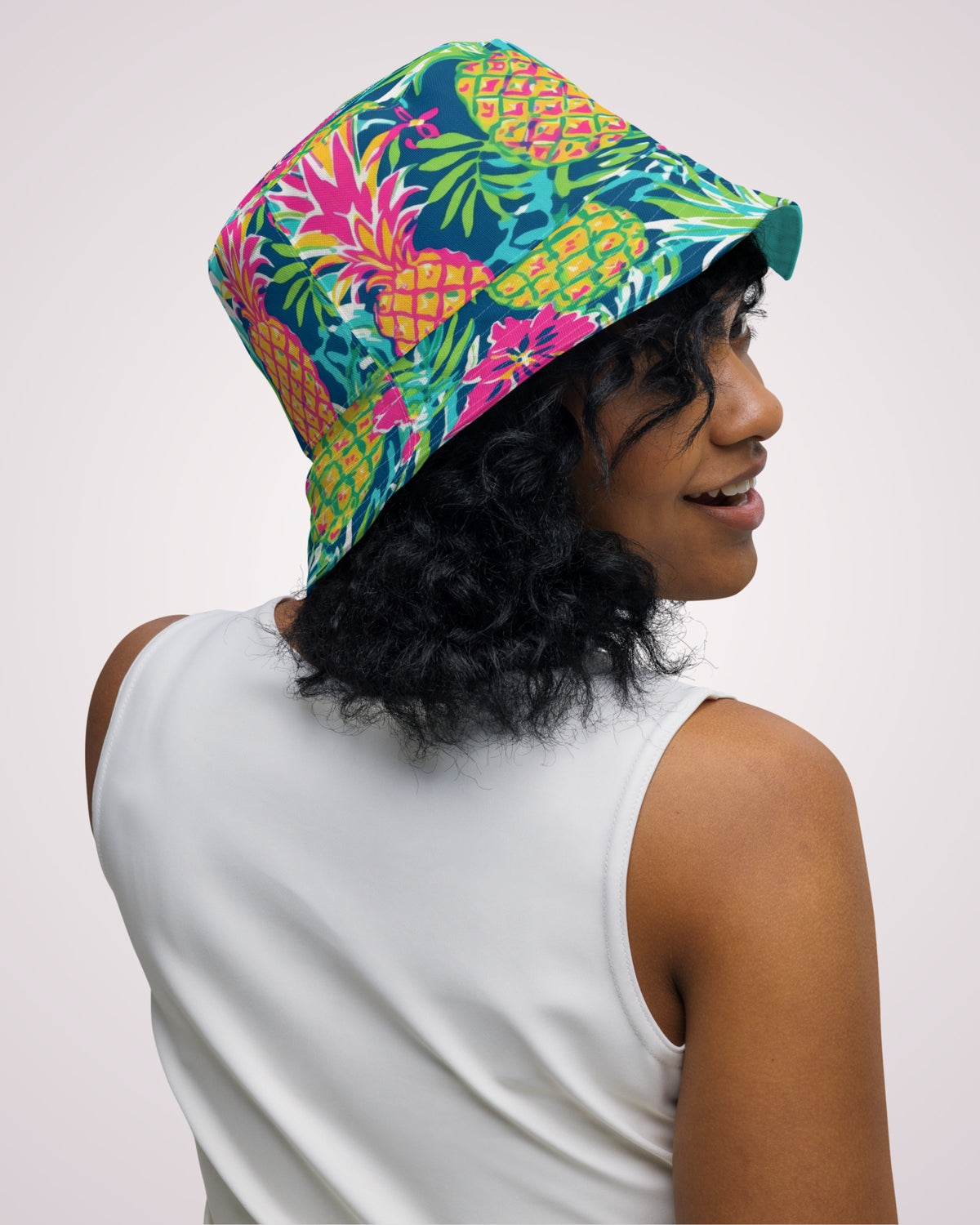 Reversible Bucket Hat - Pineapples VI