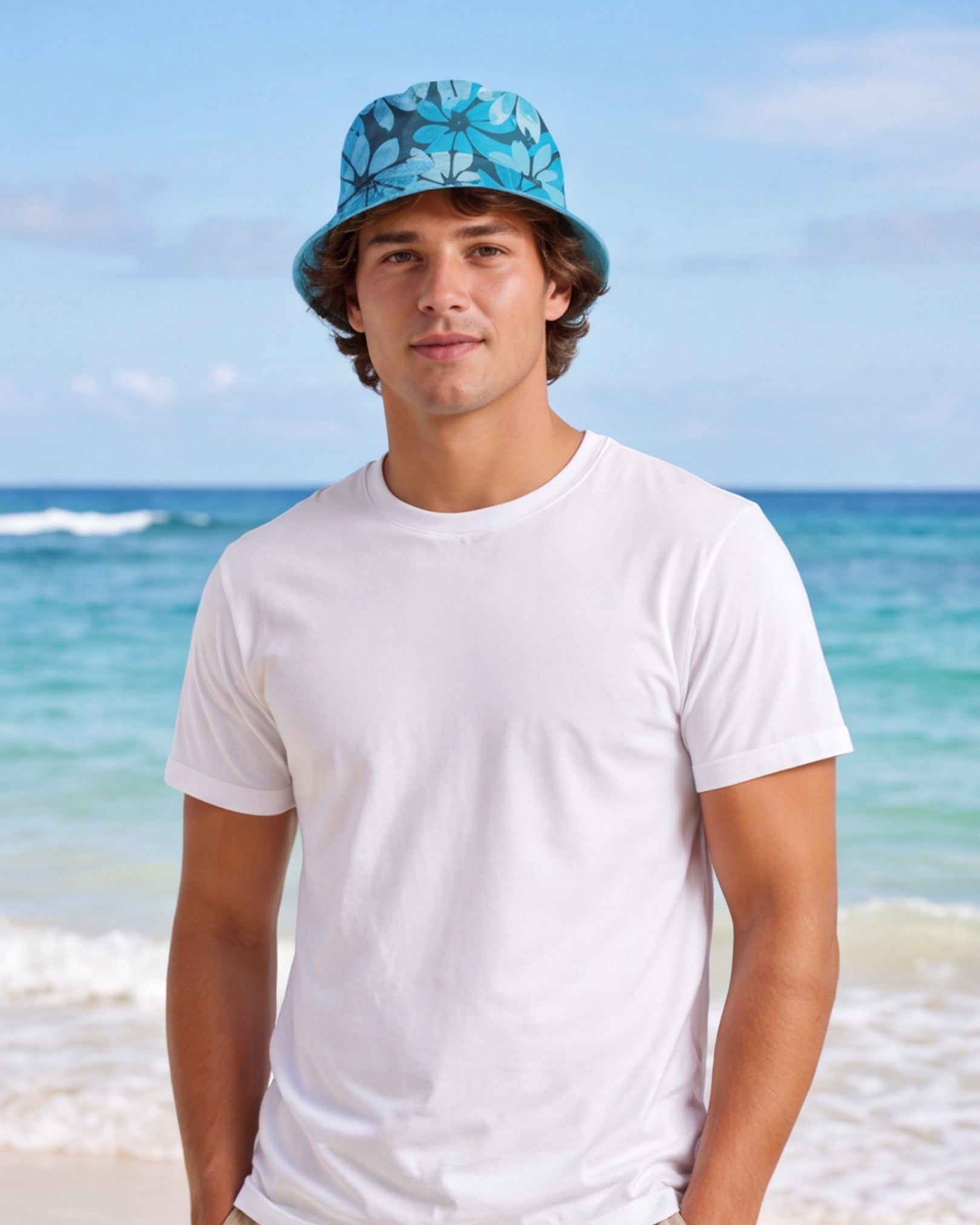 Reversible Bucket Hat - Seaside Sonata