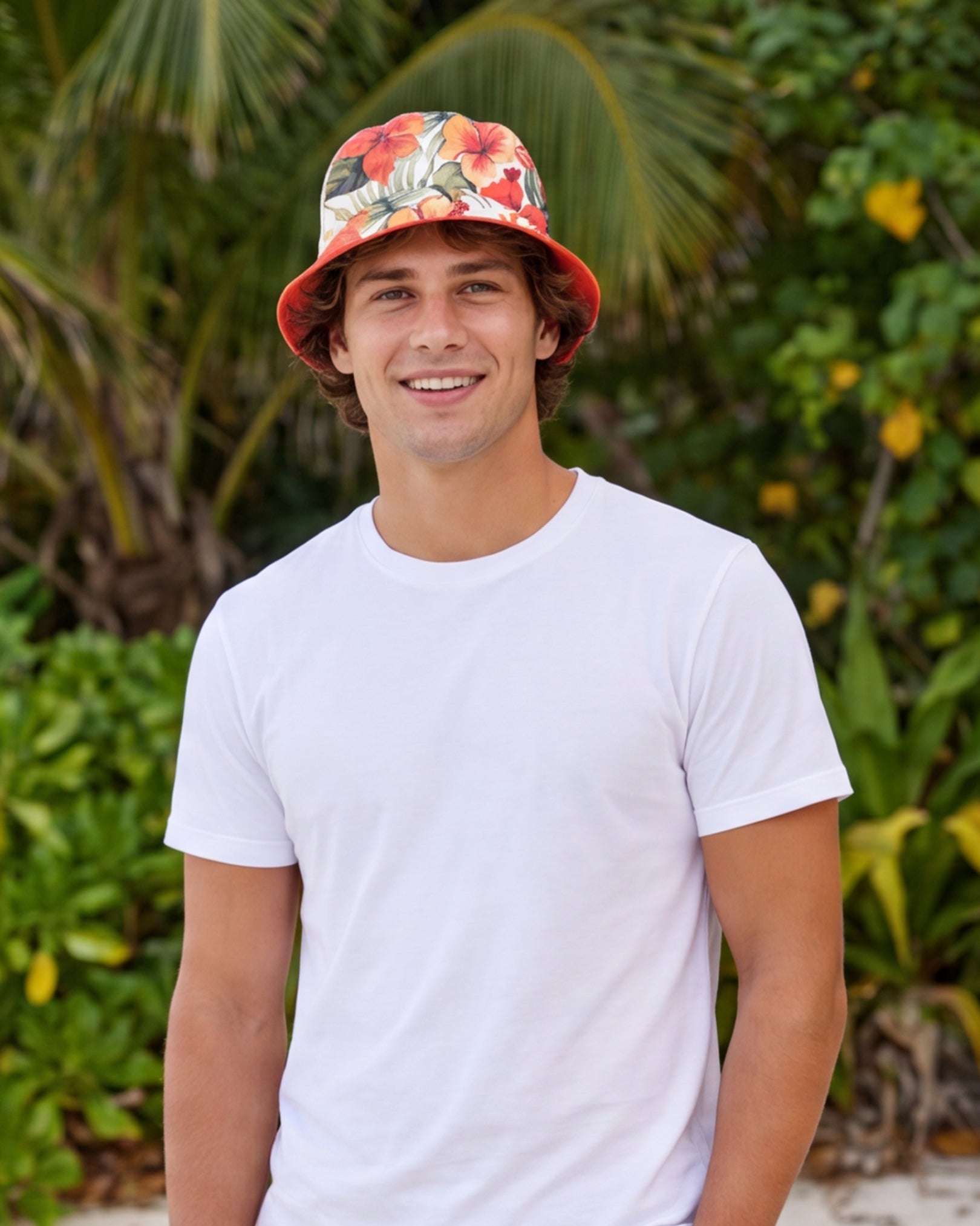 Reversible Bucket Hat - Sunset Bloom