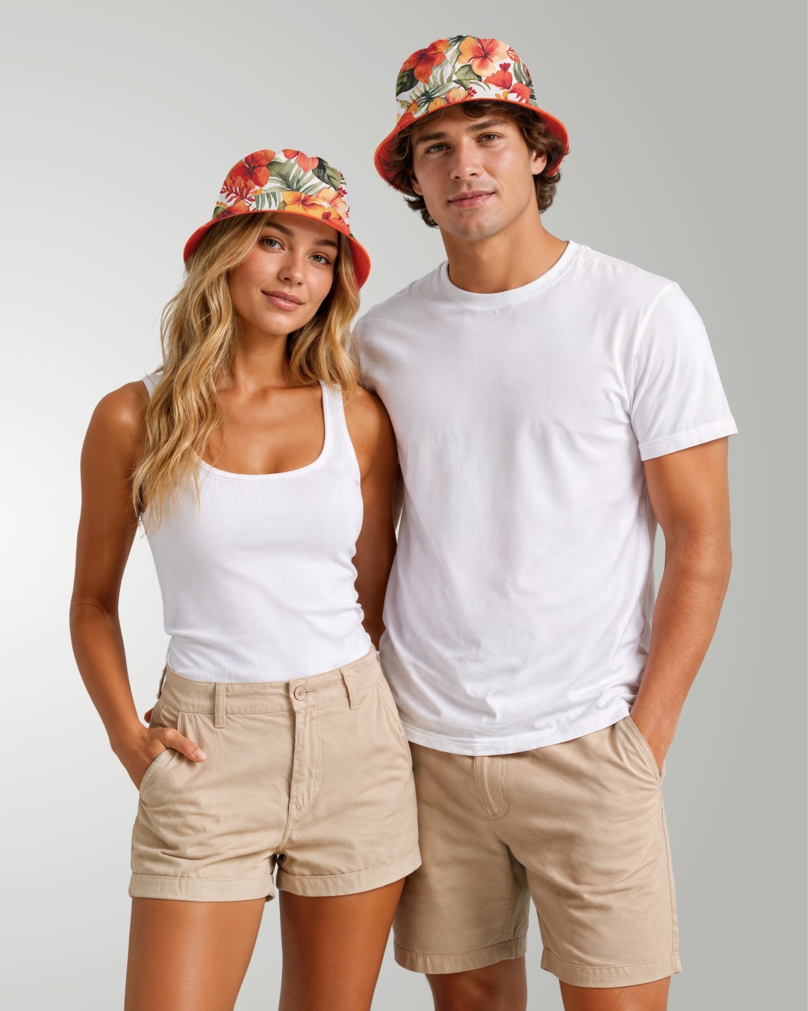 Reversible Bucket Hat - Sunset Bloom