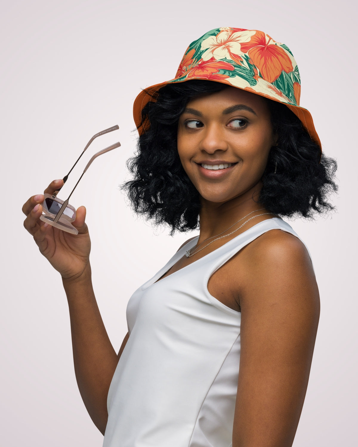Reversible Bucket Hat - Tropical Hawaiian II